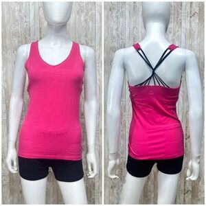Beyond Yoga Pink Strappy Tank [D40]